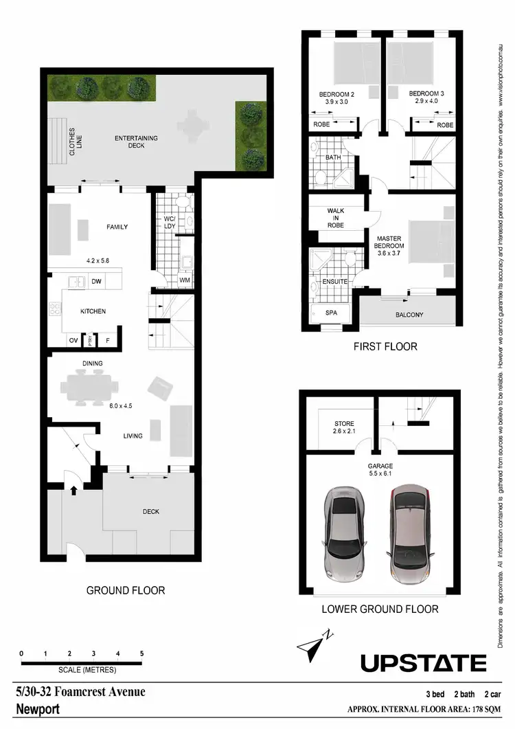 Floorplan of Homely townhouse listing, 5/30-32 Foamcrest Avenue, Newport NSW 2106