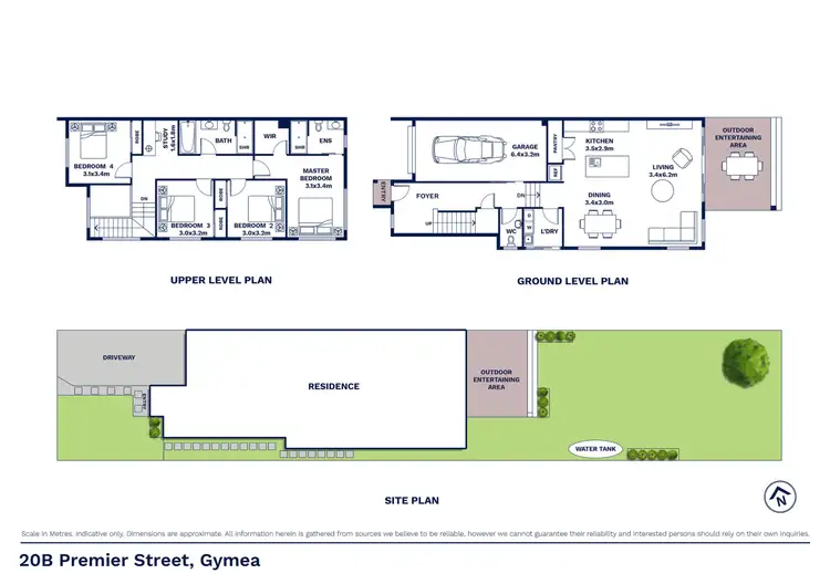 Floorplan of Homely semi-detached listing, 20B Premier Street, Gymea NSW 2227