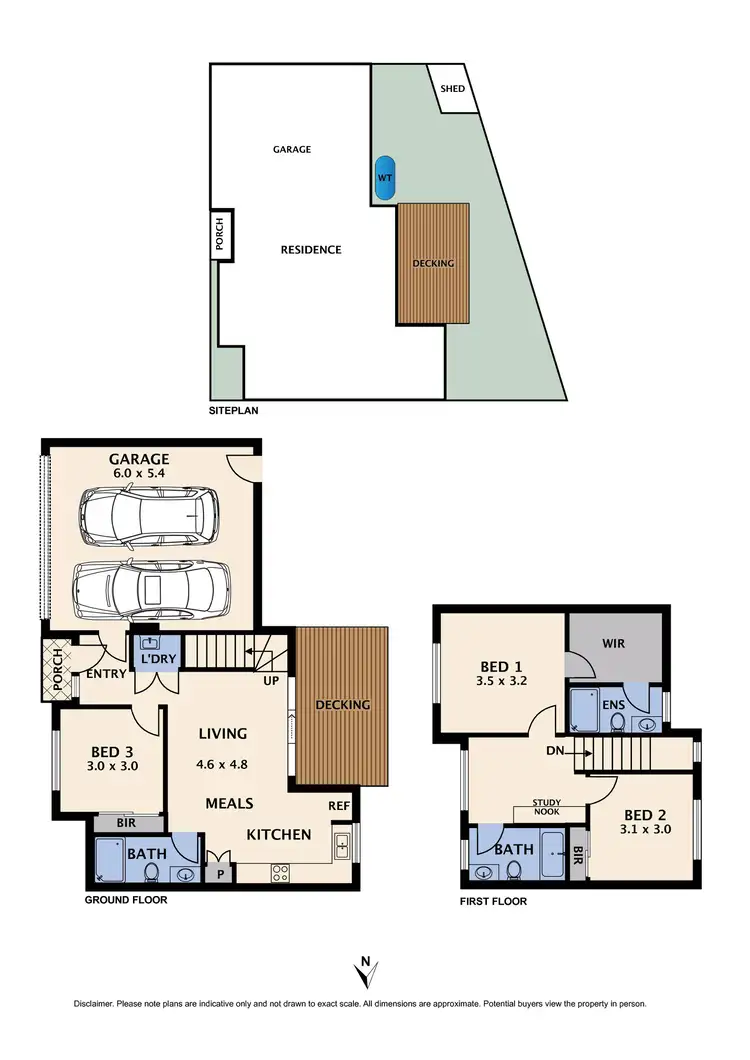 Floorplan of Homely townhouse listing, 2/4 Mattea Court, Reservoir VIC 3073
