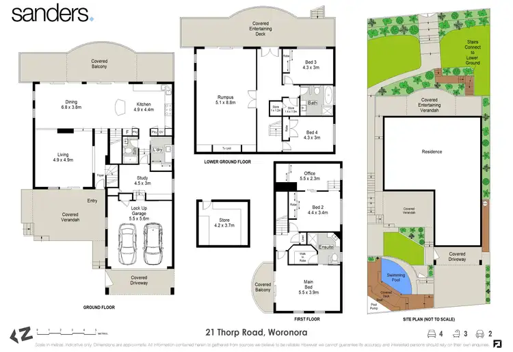 Floorplan of Homely house listing, 21 Thorp Road, Woronora NSW 2232