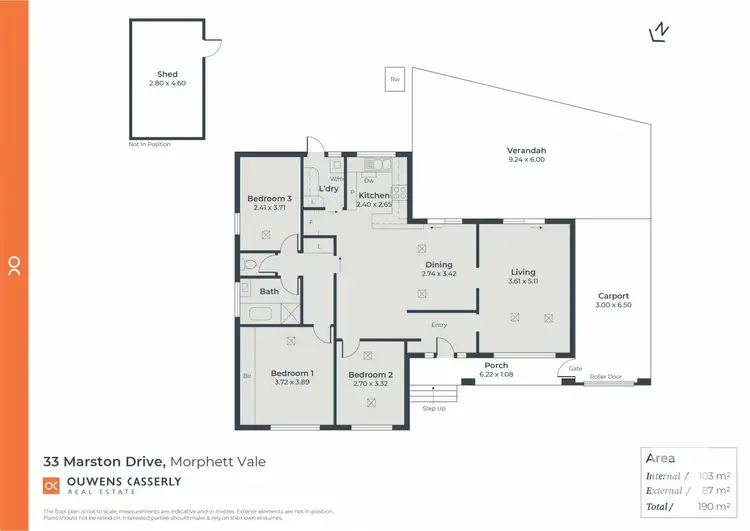 Floorplan of Homely house listing, 33 Marston Drive, Morphett Vale SA 5162