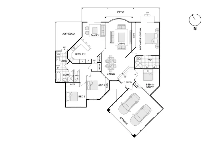 Floorplan of Homely townhouse listing, 10/25 Temperley Street, Nicholls ACT 2913