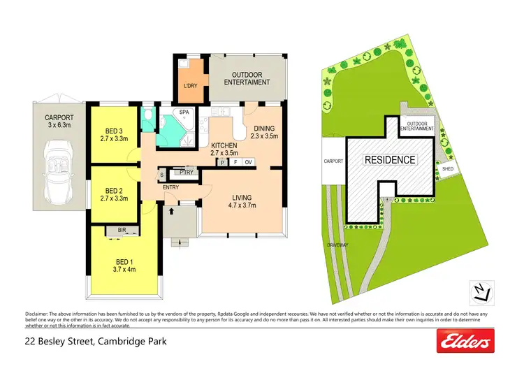 Floorplan of Homely house listing, 22 Besley Street, Cambridge Park NSW 2747
