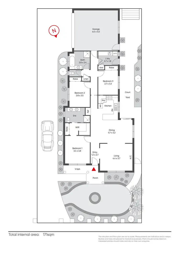 Floorplan of Homely townhouse listing, 1/96 Albert Street, Warragul VIC 3820