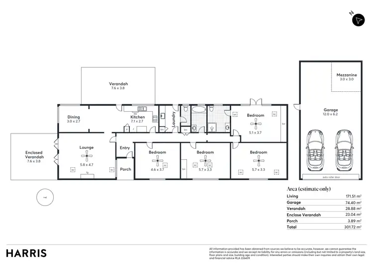 Floorplan of Homely house listing, 1 Pine Road, Hawthorndene SA 5051