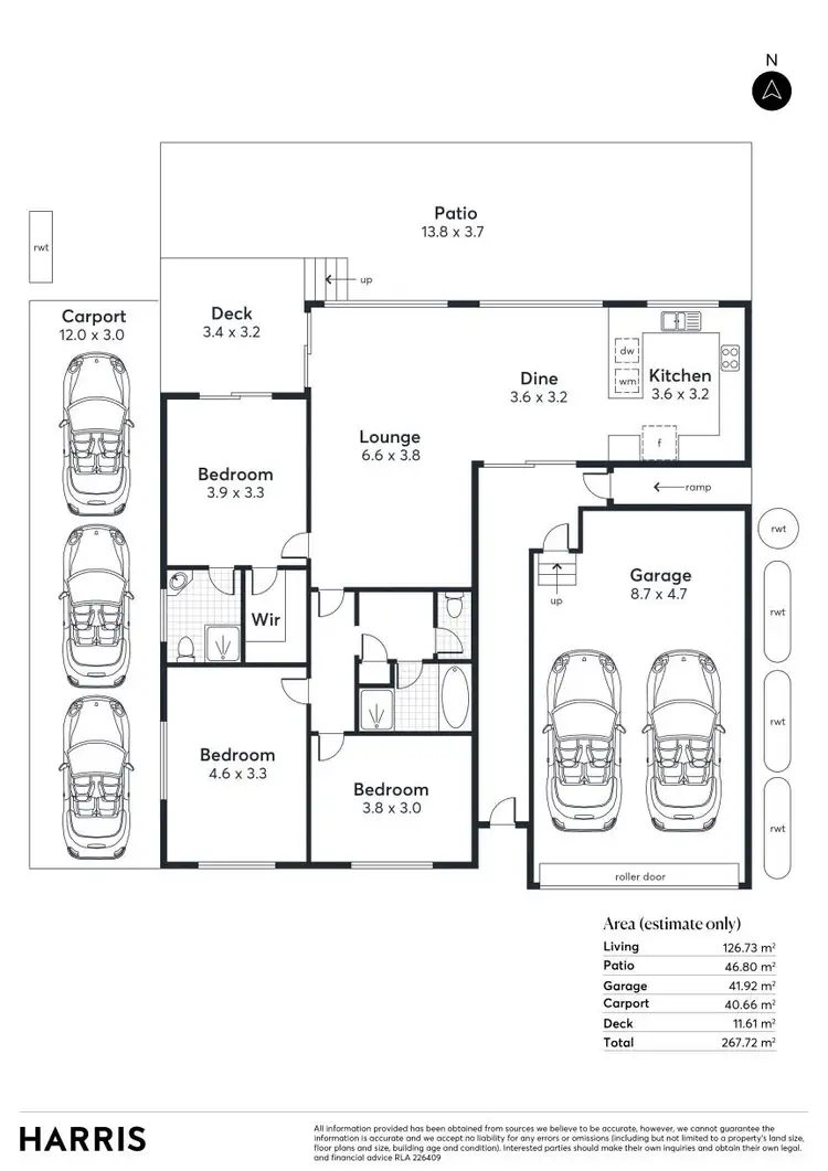 Floorplan of Homely house listing, 11 North Shore Road, Hardwicke Bay SA 5575