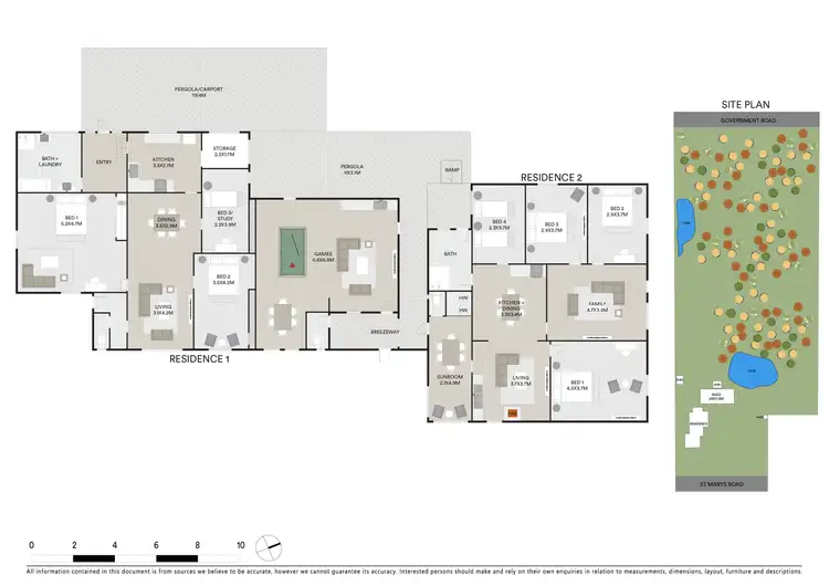 Floorplan of Homely rural property listing, 227-233 St Marys Road, Berkshire Park NSW 2765