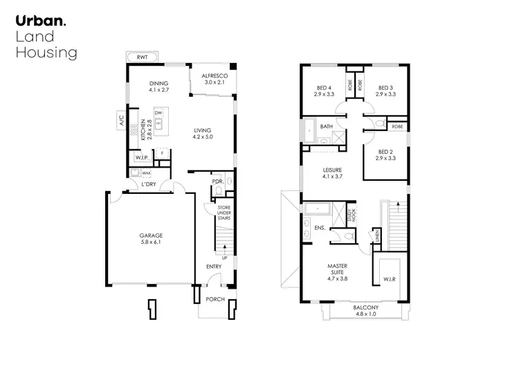 Floorplan of Homely house listing, 110 Fontana Drive, Box Hill NSW 2765
