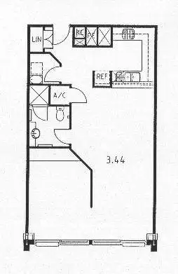 Floorplan of Homely apartment listing, 344/6 Cowper Wharf Roadway, Woolloomooloo NSW 2011