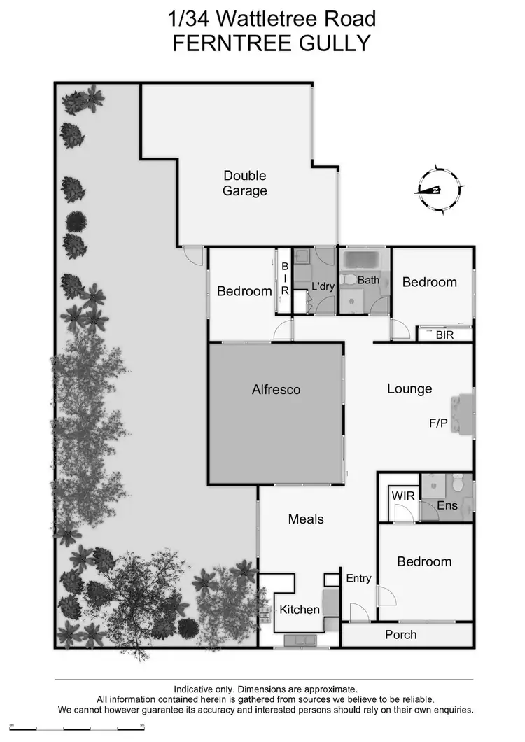 Floorplan of Homely unit listing, 1/34 Wattletree Road, Ferntree Gully VIC 3156