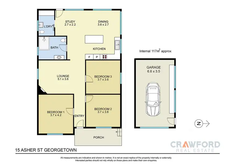 Floorplan of Homely house listing, 15 Asher Street, Georgetown NSW 2298
