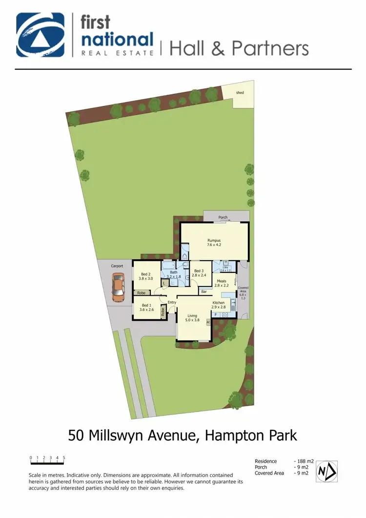 Floorplan of Homely house listing, 50 Millswyn Avenue, Hampton Park VIC 3976