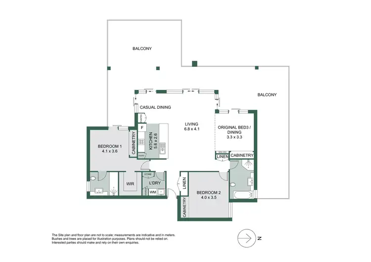 Floorplan of Homely apartment listing, 10/17 Kembla Street, Wollongong NSW 2500