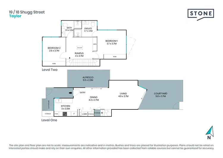 Floorplan of Homely townhouse listing, 19/18 Shugg Street, Taylor ACT 2913