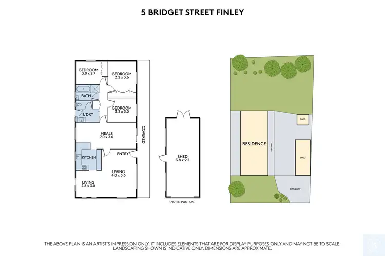 Floorplan of Homely house listing, 5 Bridget Street, Finley NSW 2713