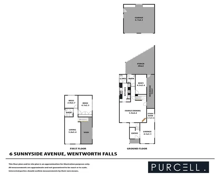 Floorplan of Homely house listing, 6 Sunnyside Avenue, Wentworth Falls NSW 2782