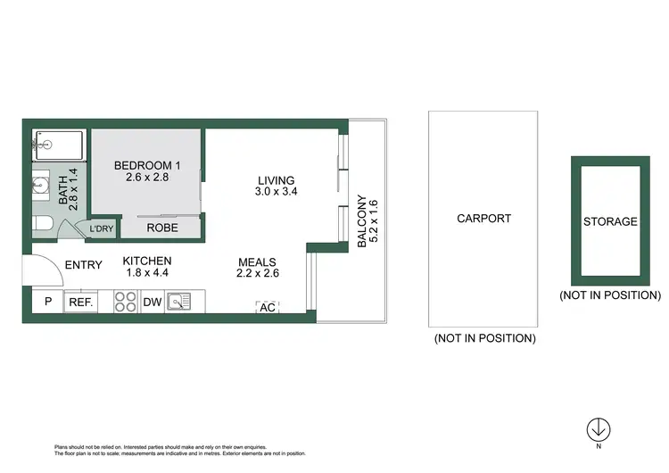 Floorplan of Homely apartment listing, 315/119 Turner Street, Abbotsford VIC 3067