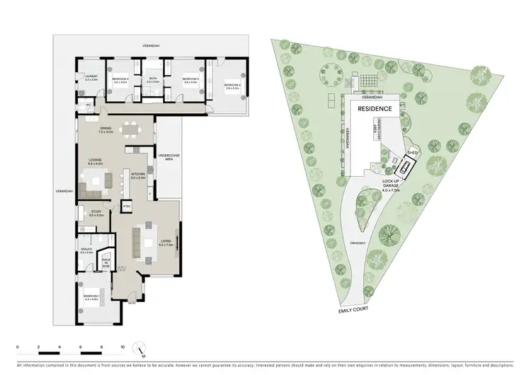 Floorplan of Homely house listing, 8 Emily Court, Ballan VIC 3342