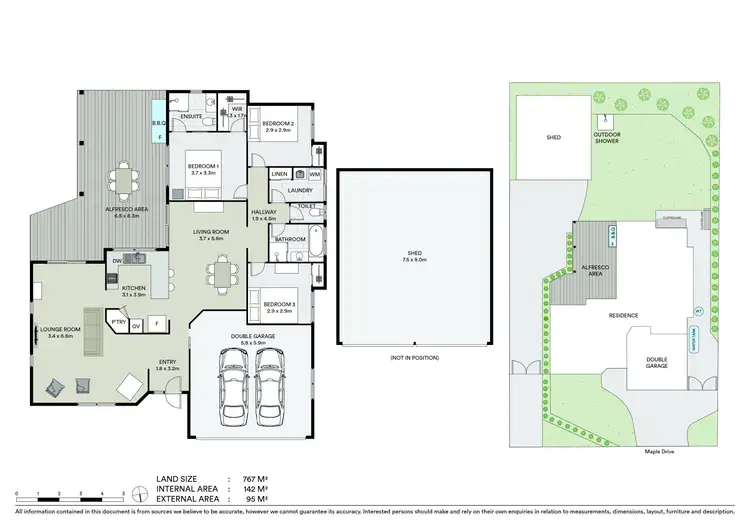 Floorplan of Homely house listing, 6 Maple Drive, Alstonville NSW 2477