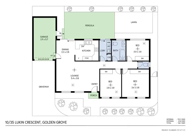 Floorplan of Homely house listing, 10/35 Lukin Crescent, Golden Grove SA 5125