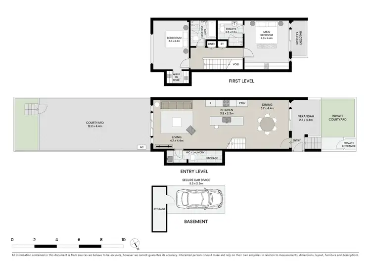 Floorplan of Homely townhouse listing, 2/5-7 Moate Avenue, Brighton-Le-Sands NSW 2216