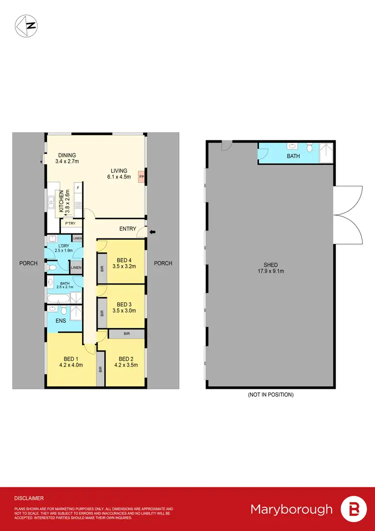 Floorplan of Homely house listing, 53 Palmer Road, Simson VIC 3465