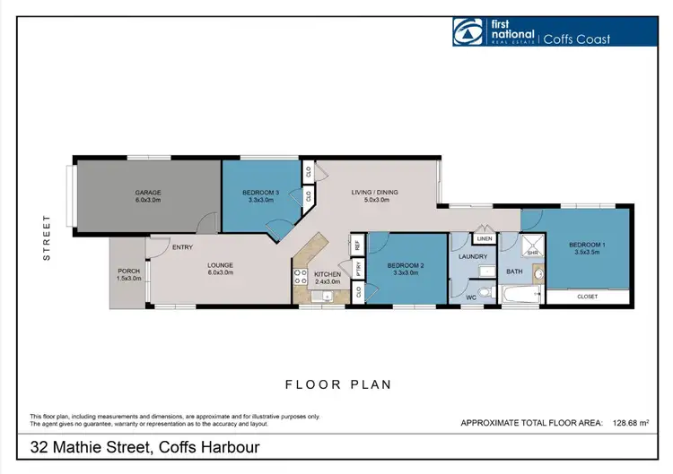 Floorplan of Homely house listing, 32 Mathie Street, Coffs Harbour NSW 2450