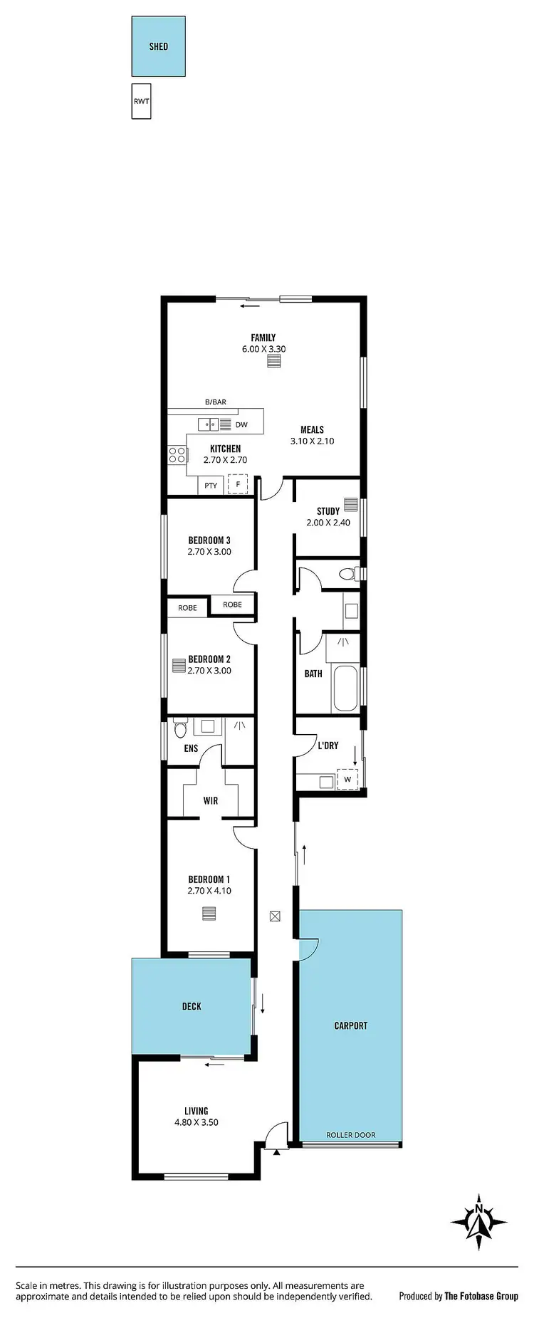 Floorplan of Homely house listing, 51 Celtic Avenue, Clovelly Park SA 5042