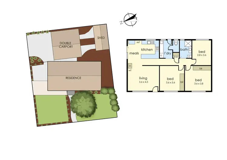 Floorplan of Homely house listing, 27 Gerald Street, Tyabb VIC 3913