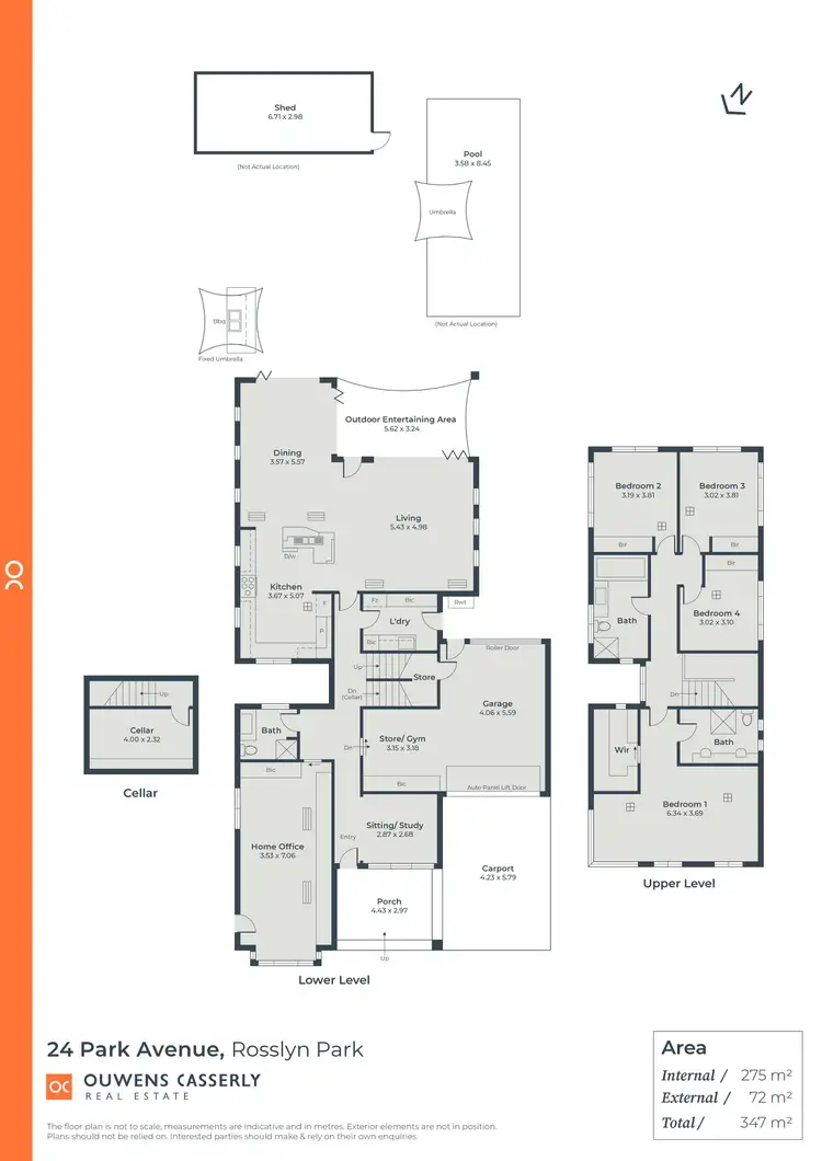 Floorplan of Homely house listing, 24 Park Avenue, Rosslyn Park SA 5072