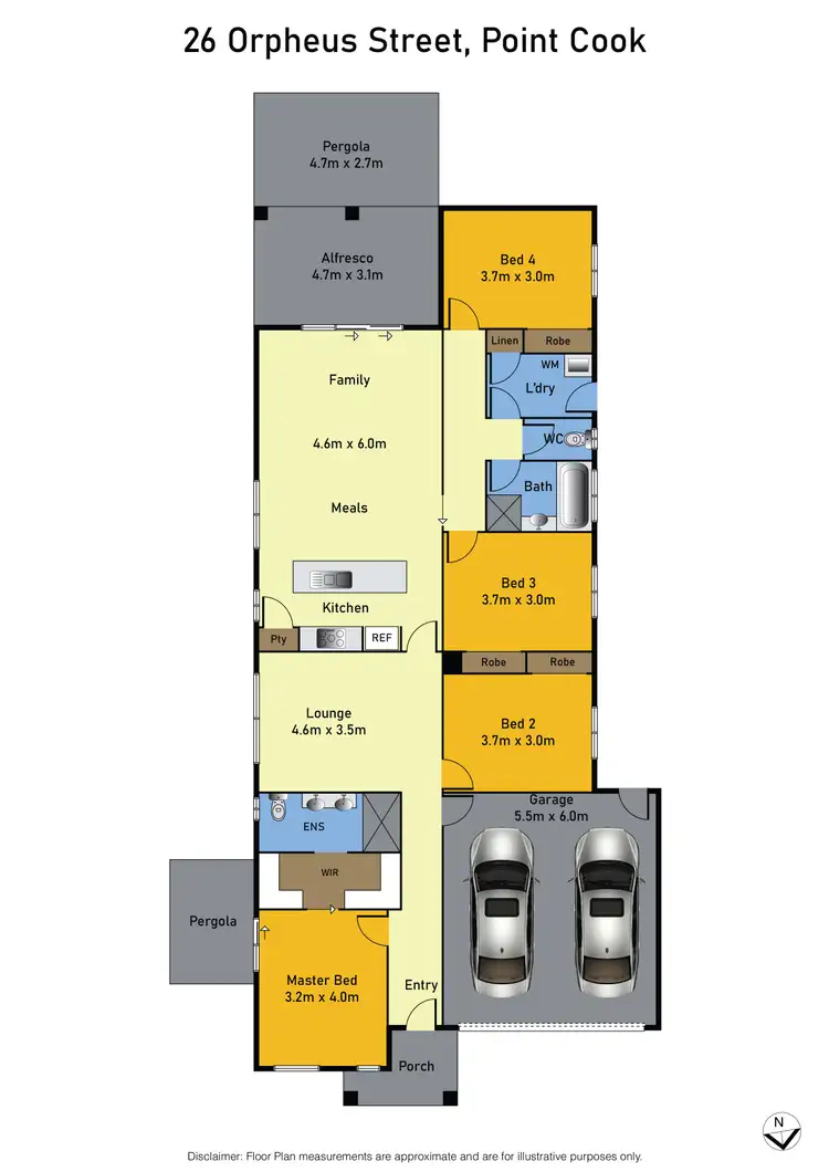 Floorplan of Homely house listing, 26 Orpheus Street, Point Cook VIC 3030