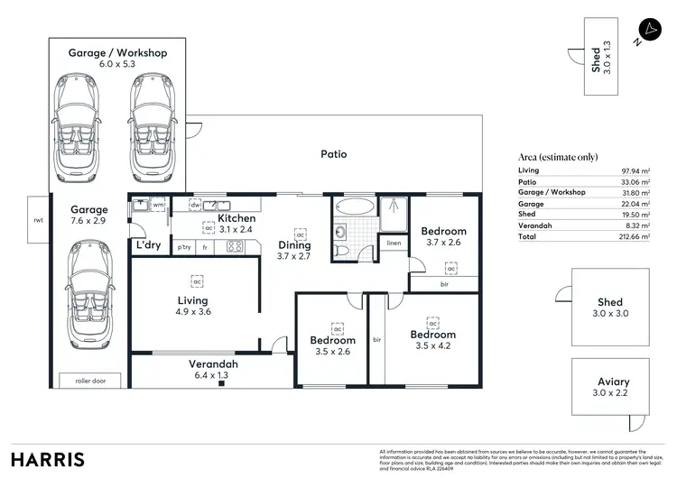 Floorplan of Homely house listing, 73 Charlick Road, Crafers West SA 5152