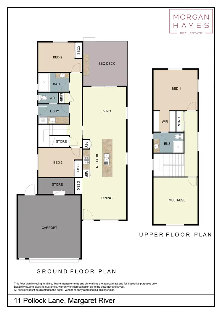 Floorplan of Homely house listing, 11 Pollock Lane, Margaret River WA 6285