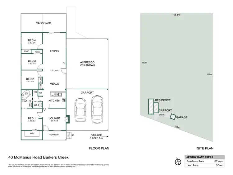 Floorplan of Homely house listing, 40 McManus Road, Barkers Creek VIC 3451