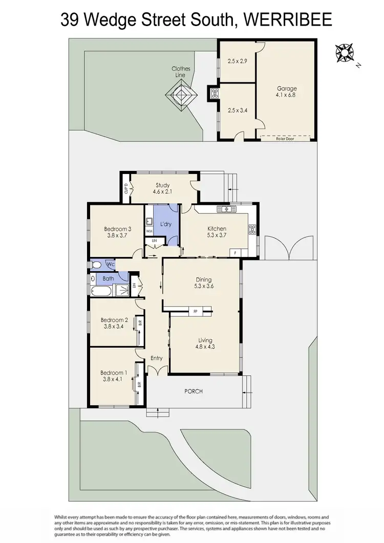 Floorplan of Homely house listing, 39 Wedge Street South, Werribee VIC 3030