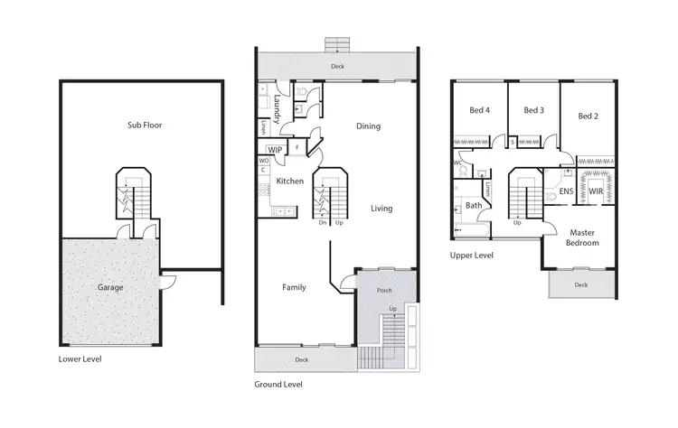 Floorplan of Homely townhouse listing, 6/28 De Little Circuit, Greenway ACT 2900
