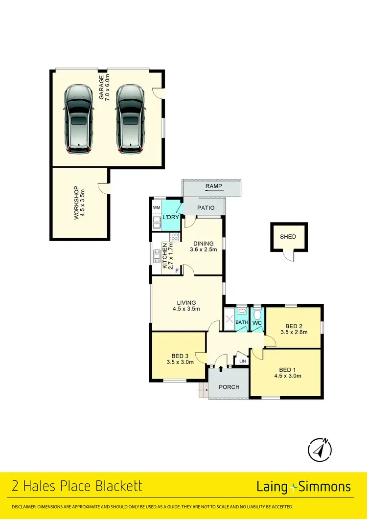 Floorplan of Homely house listing, 2 Hales Place, Blackett NSW 2770