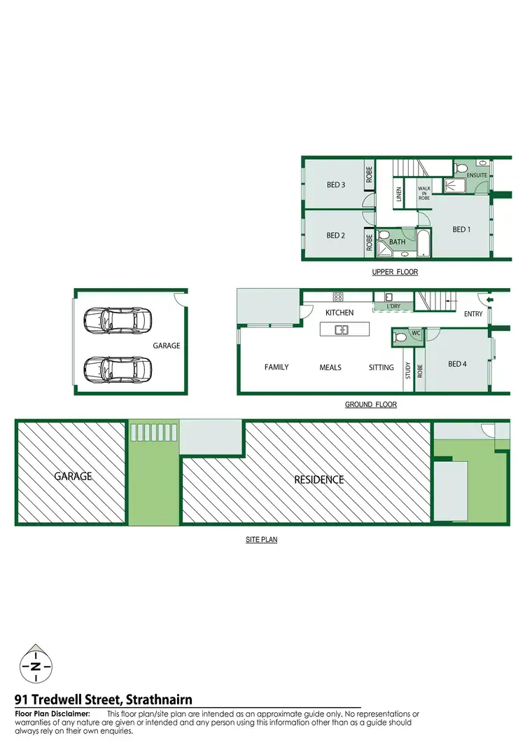 Floorplan of Homely house listing, 91 Tredwell Street, Strathnairn ACT 2615
