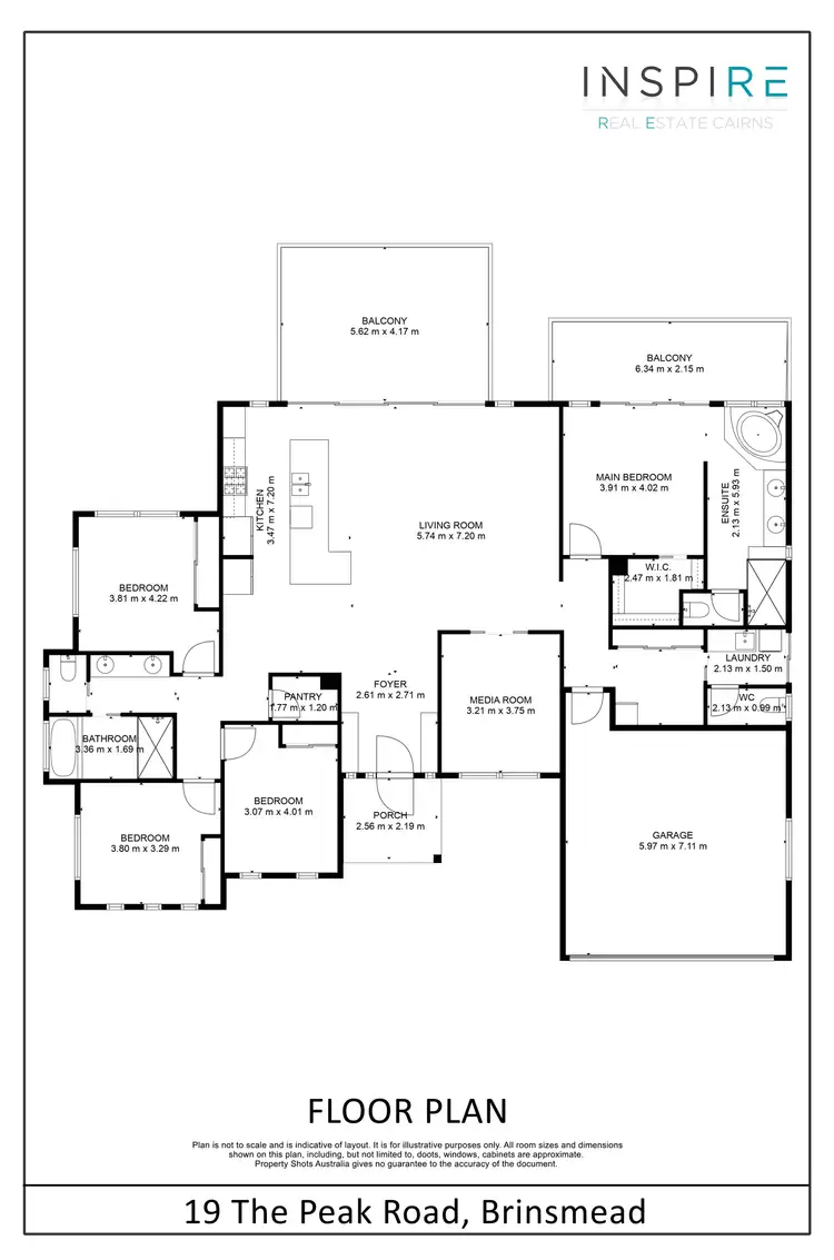Floorplan of Homely house listing, 19 The Peak Road, Brinsmead QLD 4870