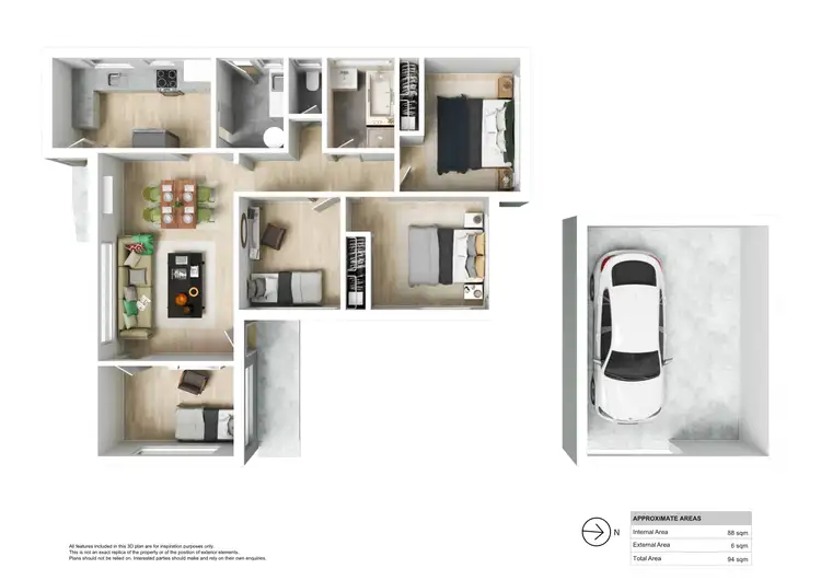 Floorplan of Homely house listing, 15 Ibis Parade, Woodberry NSW 2322