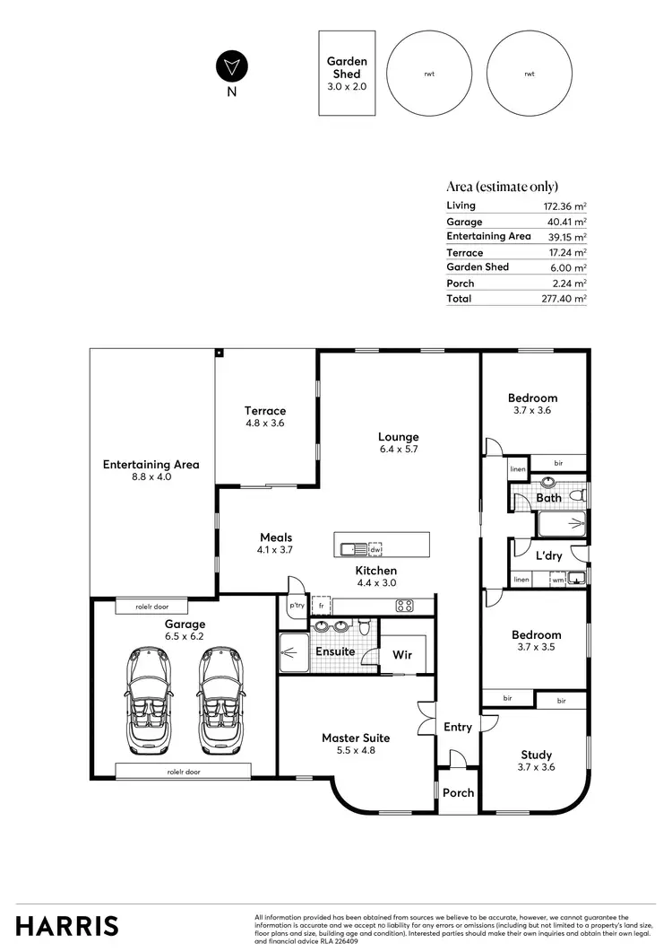 Floorplan of Homely house listing, 4 John Robb Court, Port Vincent SA 5581