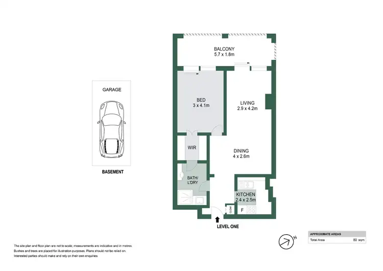 Floorplan of Homely apartment listing, 109/9 William Street, North Sydney NSW 2060