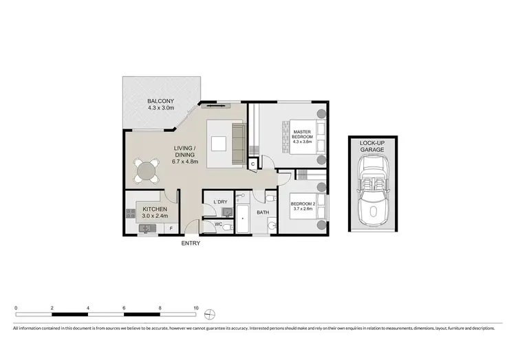 Floorplan of Homely apartment listing, 18/70 Albert Street, Hornsby NSW 2077