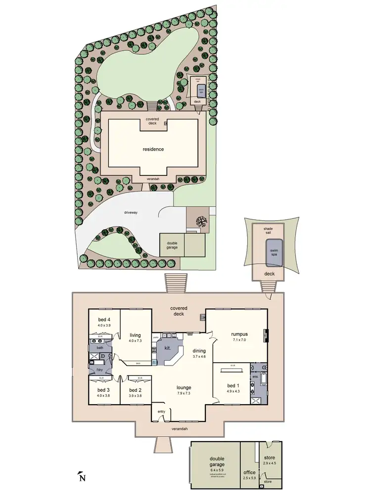 Floorplan of Homely house listing, 1/25 Seymour Street, Seville VIC 3139