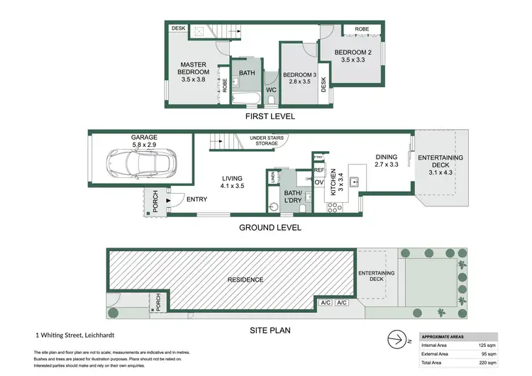 Floorplan of Homely house listing, 1 Whiting Street, Leichhardt NSW 2040