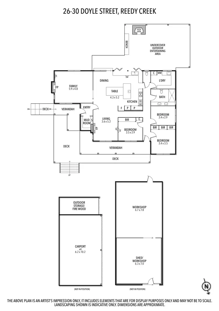 Floorplan of Homely house listing, 26-30 Doyle Street, Reedy Creek VIC 3658