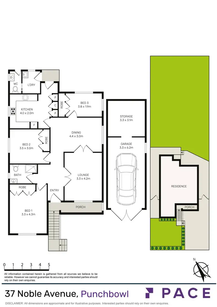Floorplan of Homely house listing, 37 Noble Avenue, Punchbowl NSW 2196