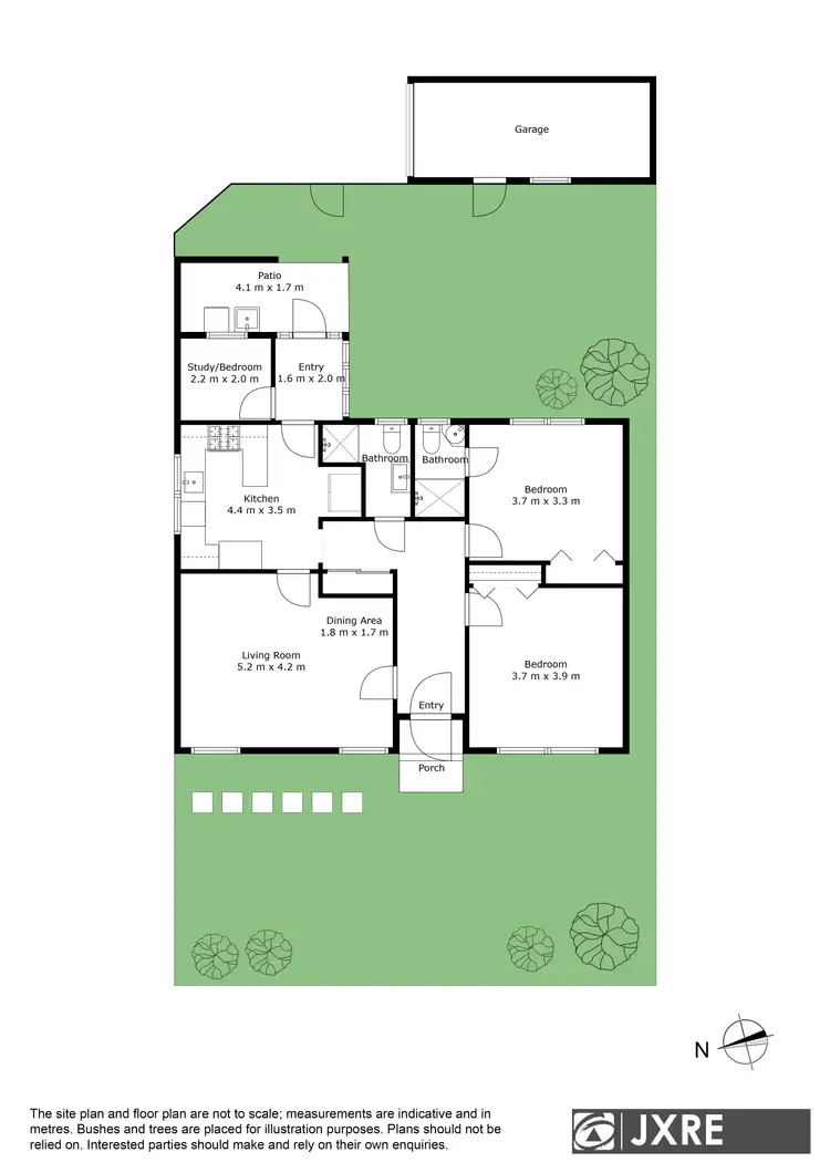 Floorplan of Homely unit listing, 1/6 Ormond Road, Clayton VIC 3168