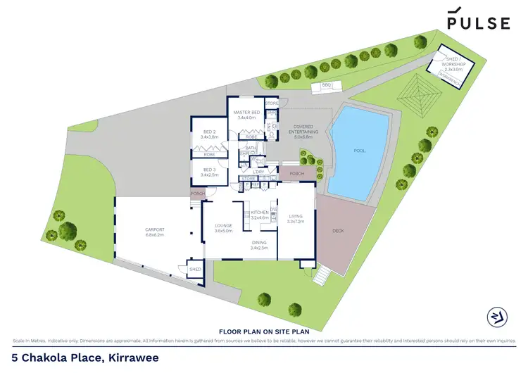 Floorplan of Homely house listing, 5 Chakola Place, Kirrawee NSW 2232