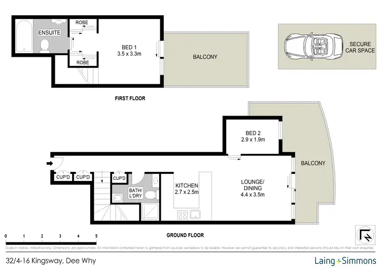 Floorplan of Homely apartment listing, 32/4-16 Kingsway, Dee Why NSW 2099